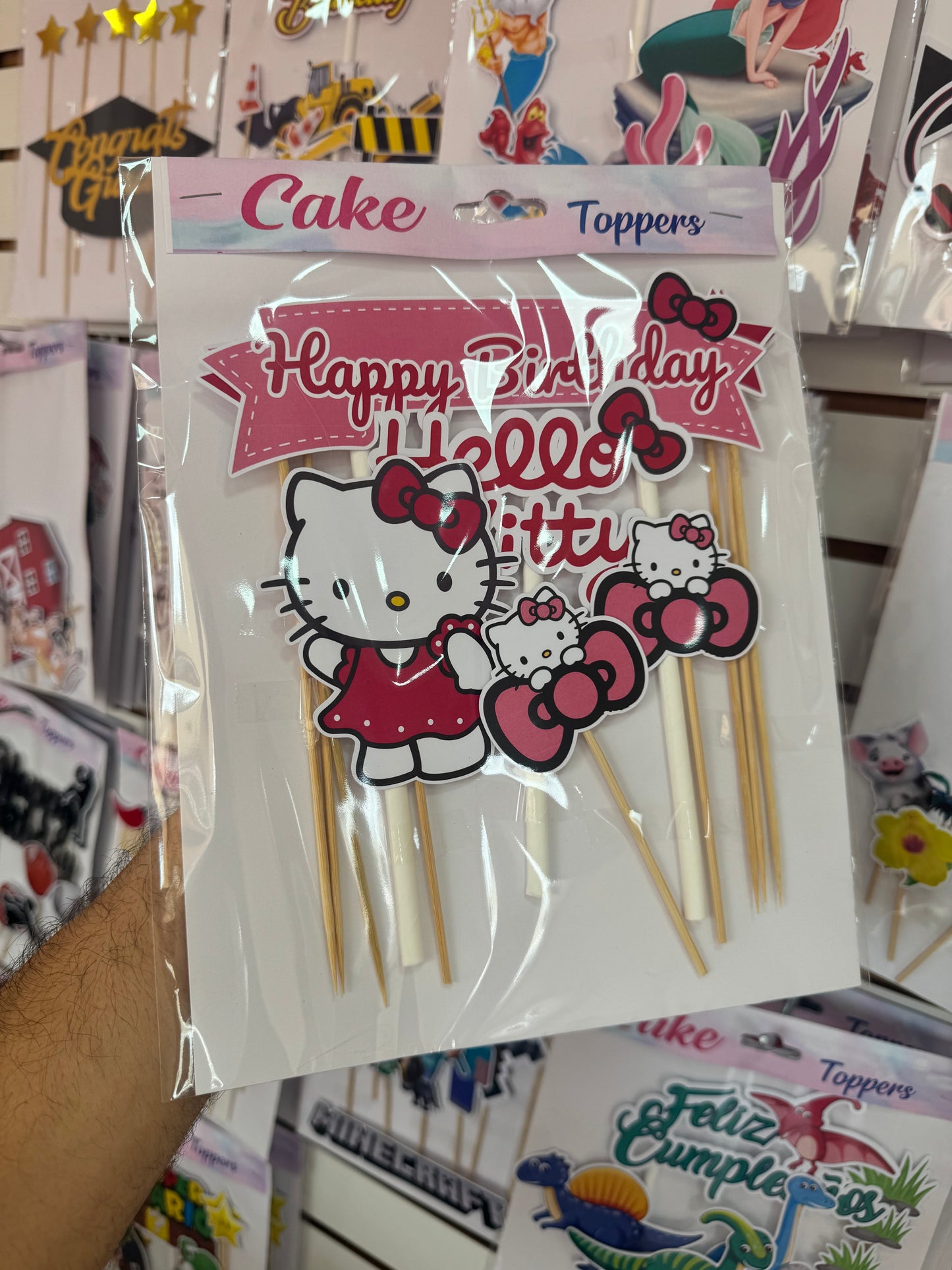 Hello kitty Cake toppers
