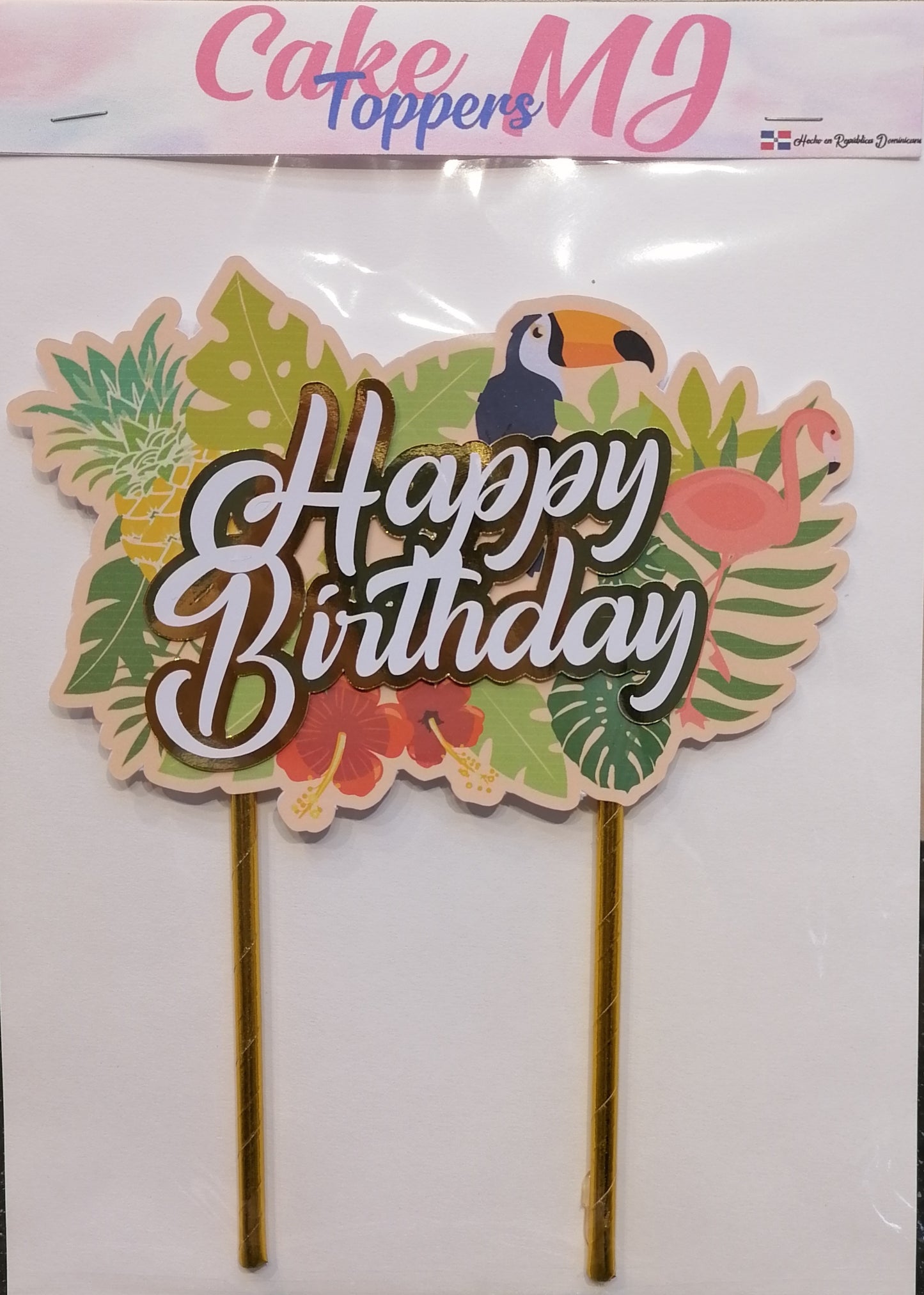 Tropical Cake Topper