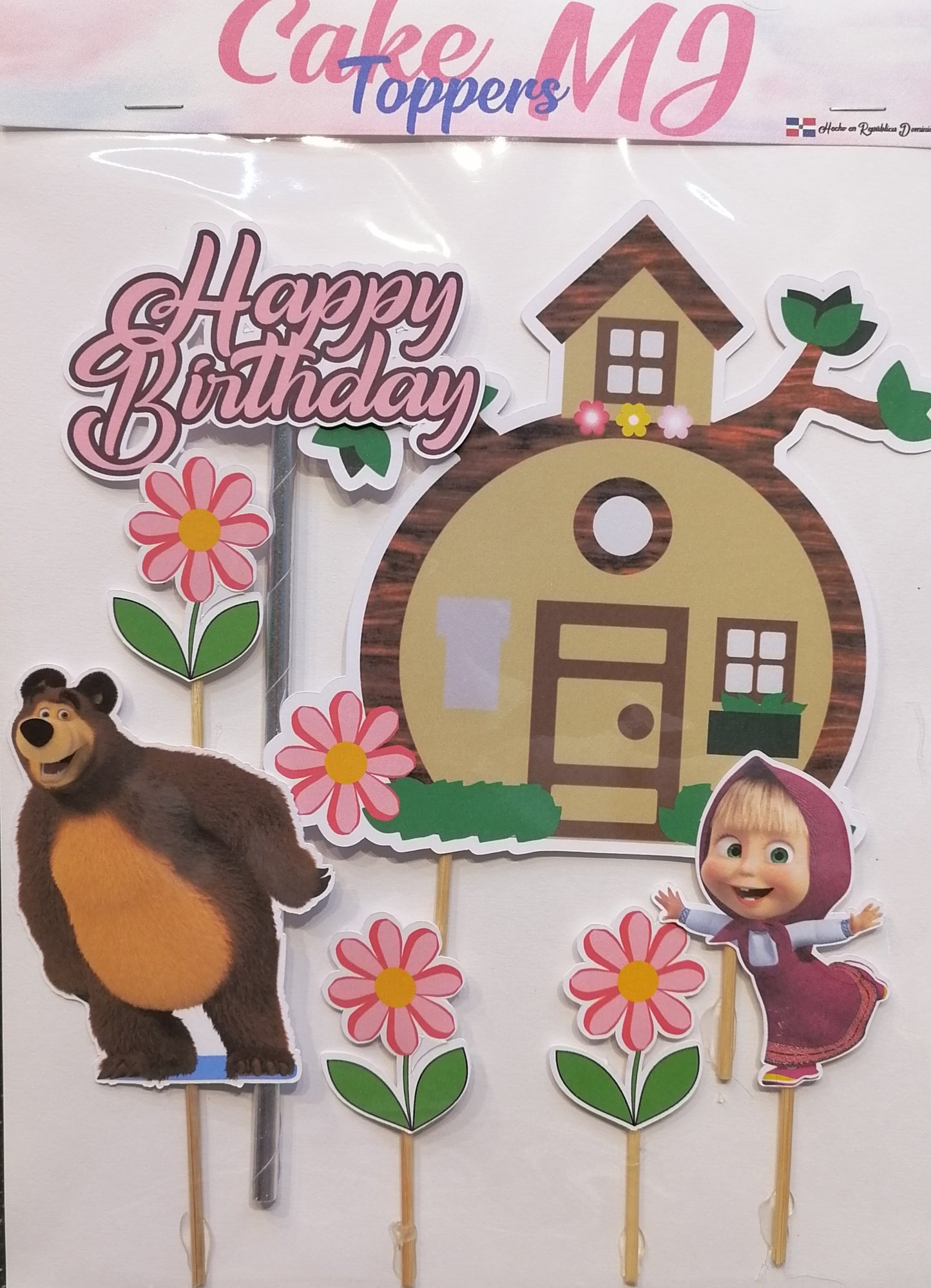Masha and the Bear Cake Topper