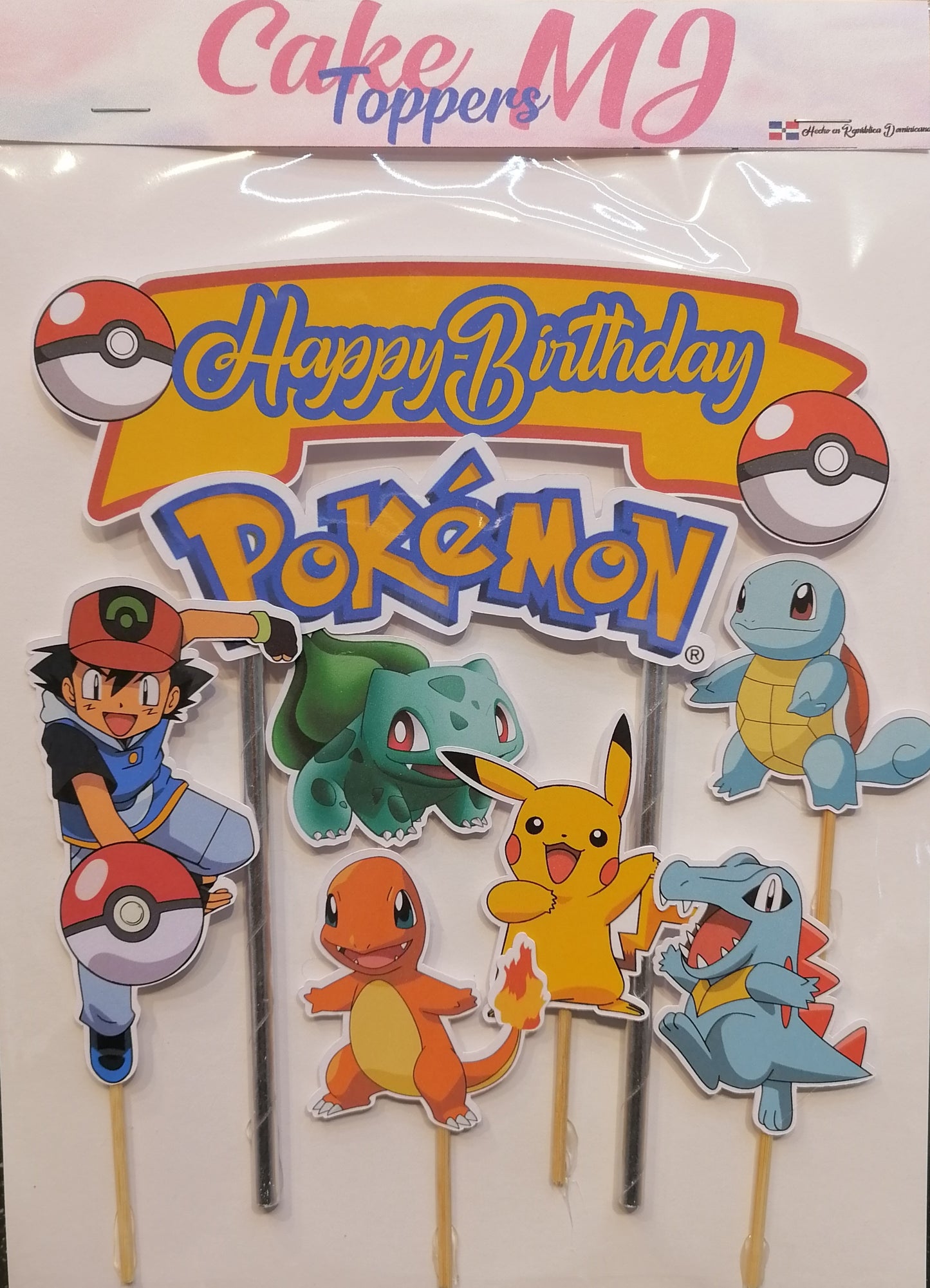 Pokemon Cake Topper