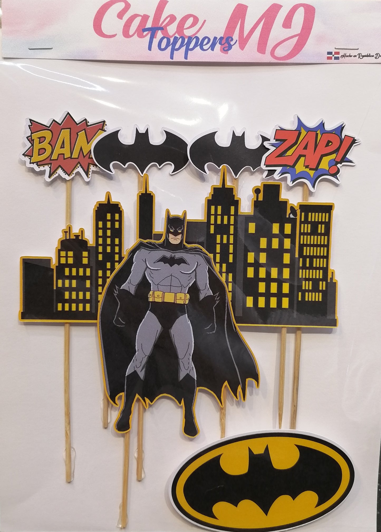 Bat Man cake topper
