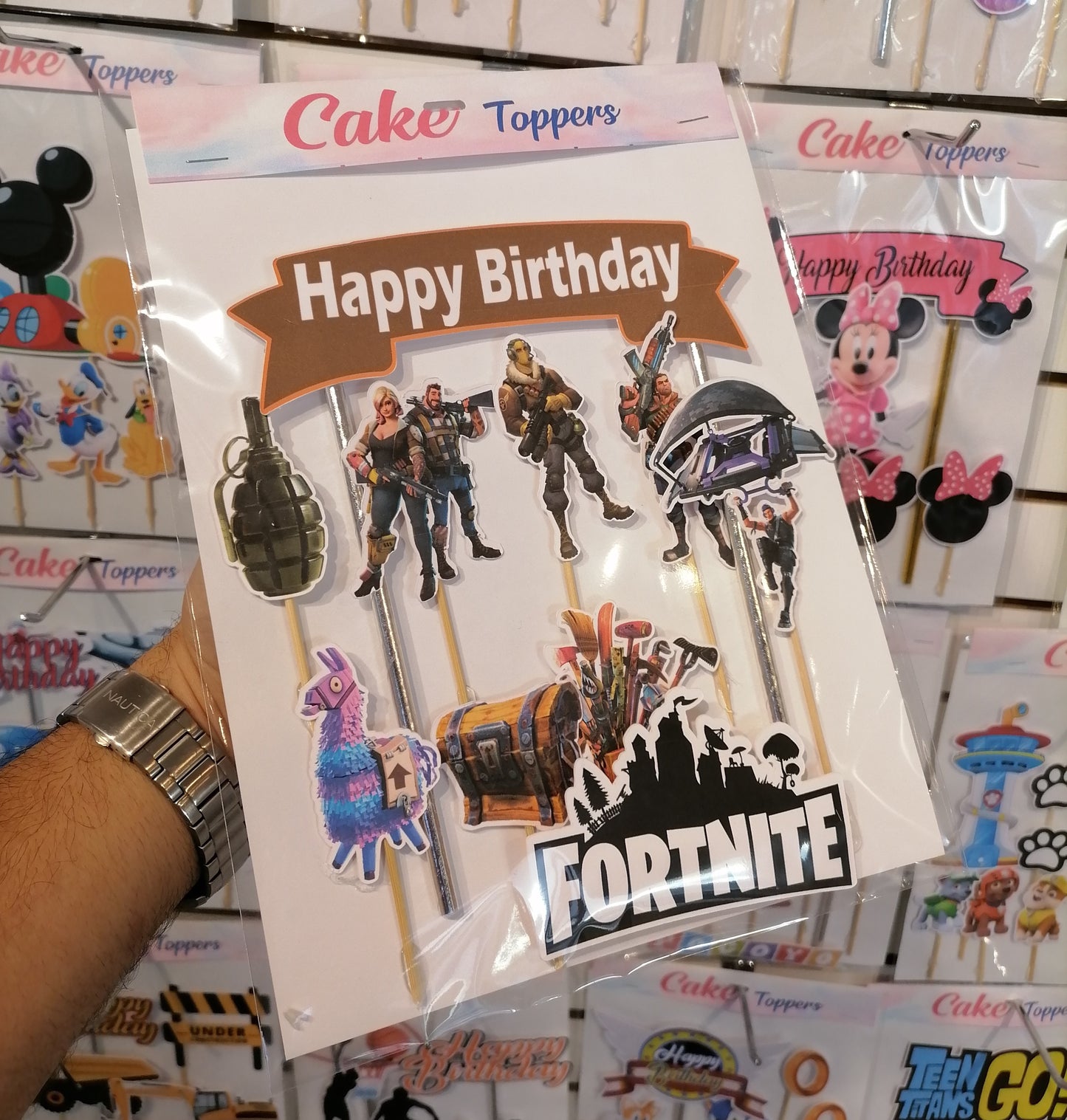 Fortnite cake topper