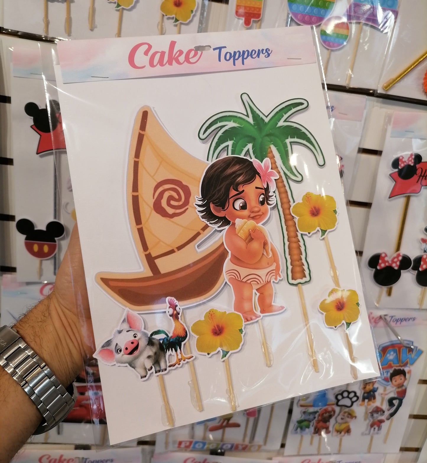 Baby Moana Cake Topper