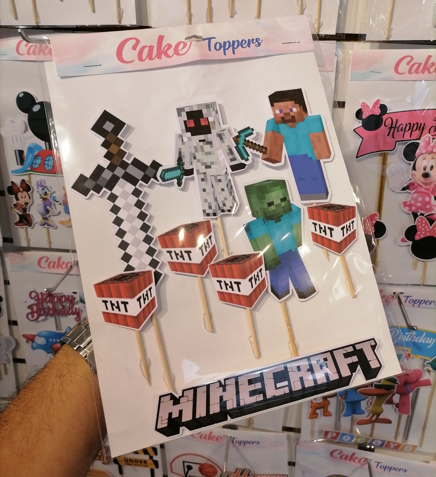 Minecraft Cake Topper