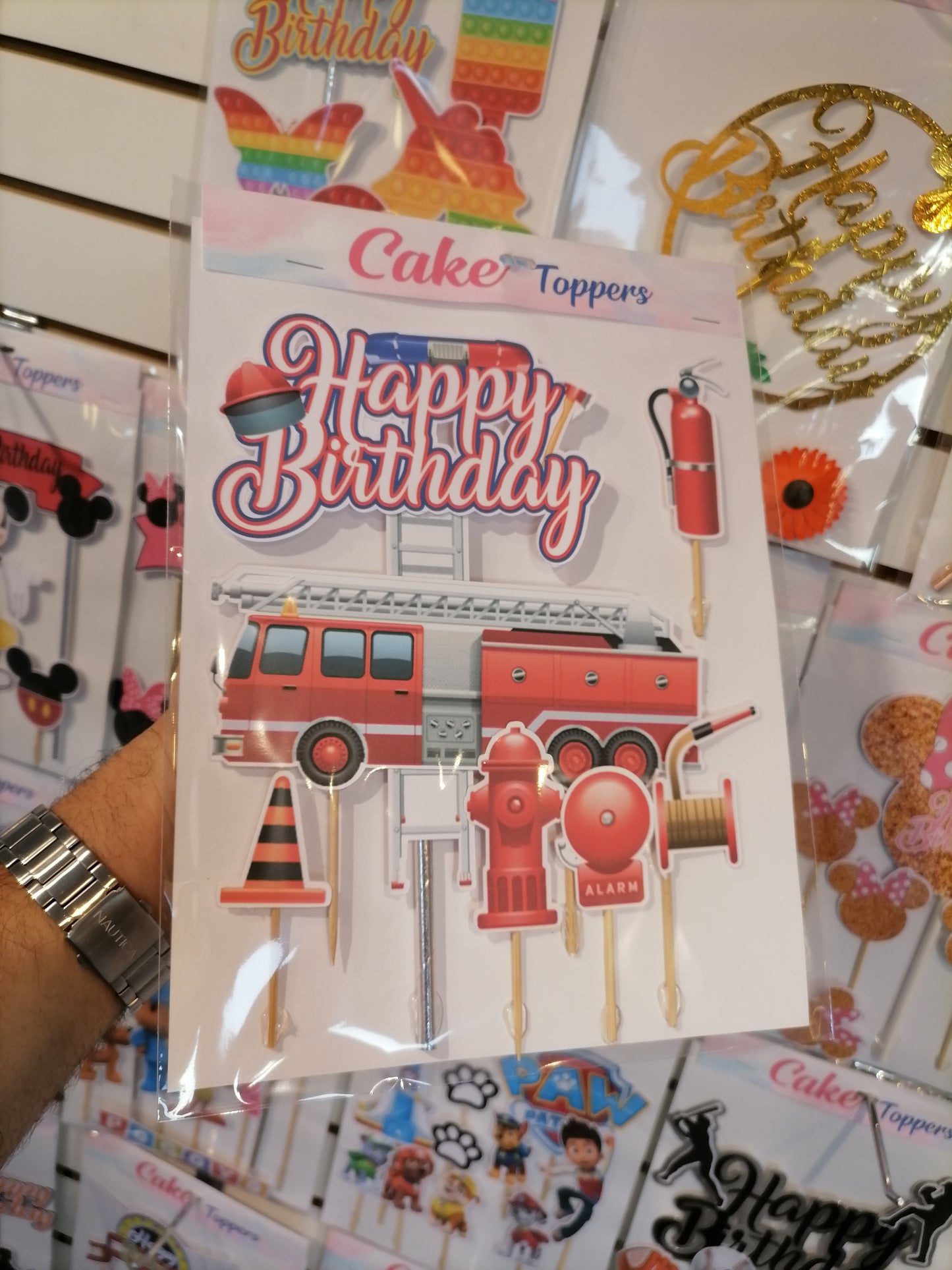 Firefighter Cake Topper