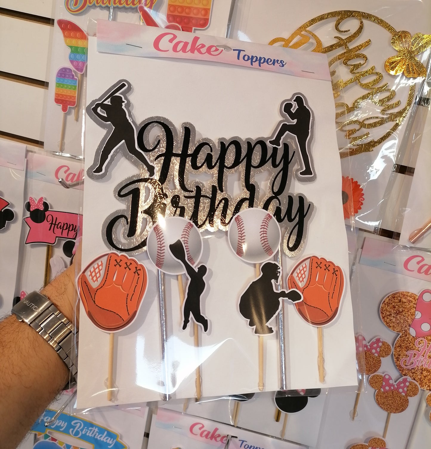 Baseball Cake Topper