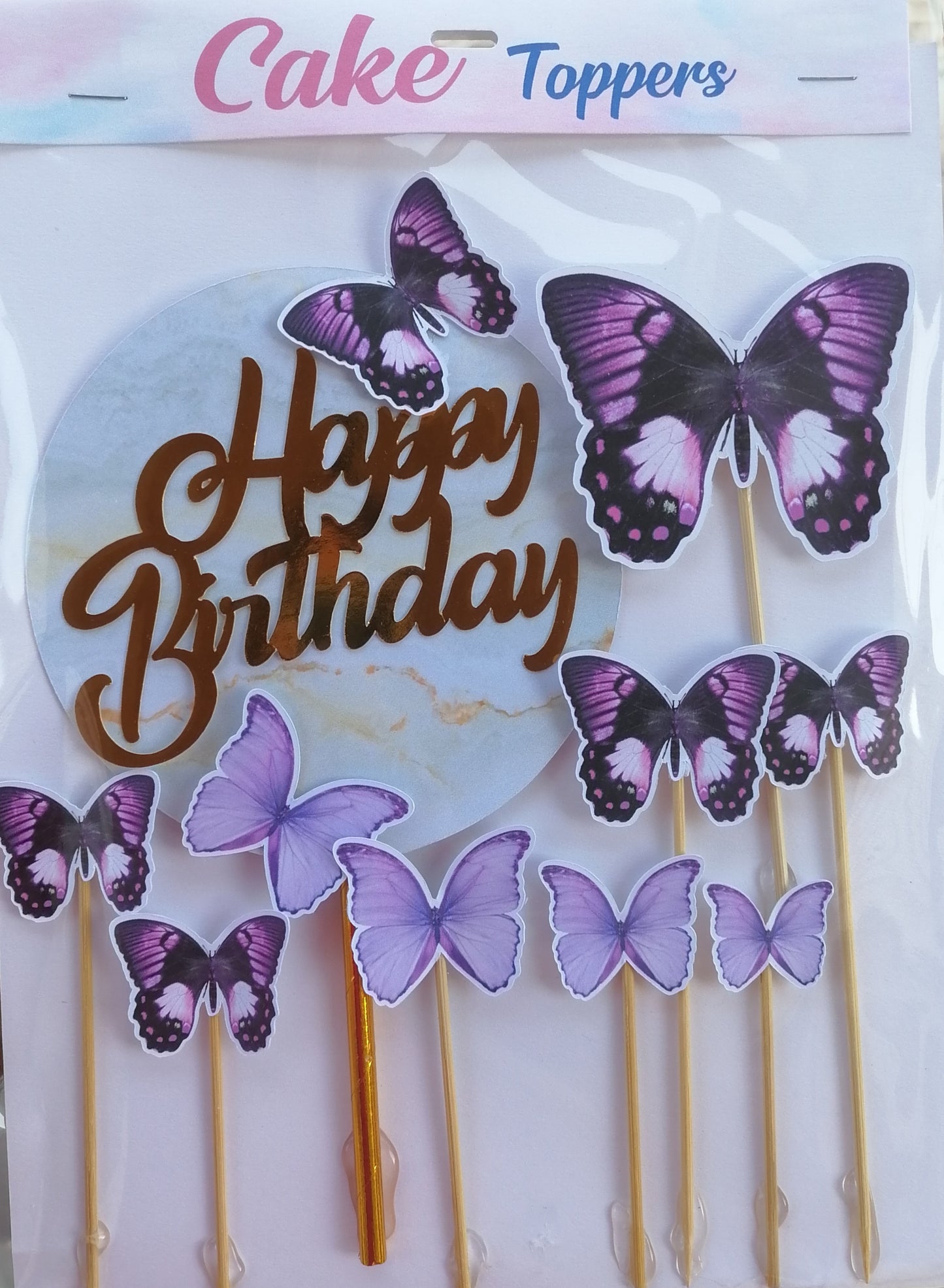 Butterflies cake topper