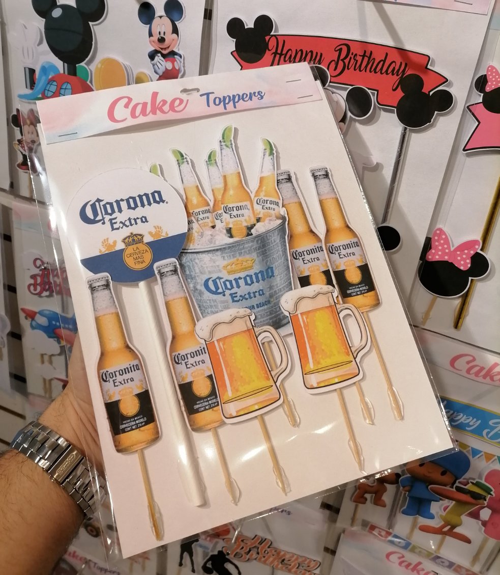 Corona Beer Cake Topper