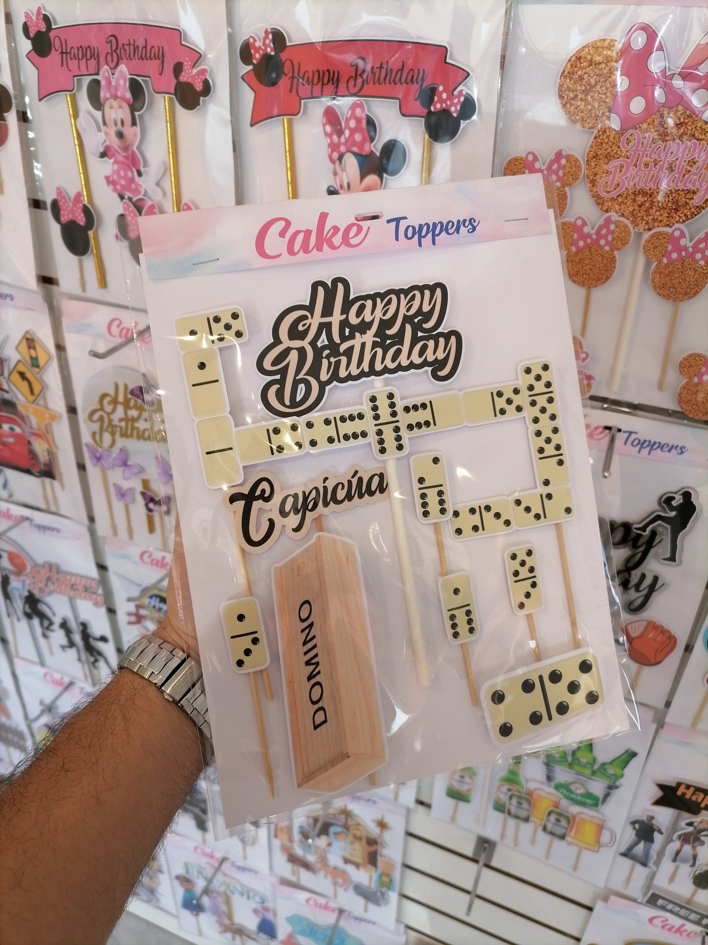 Domino's cake toppers