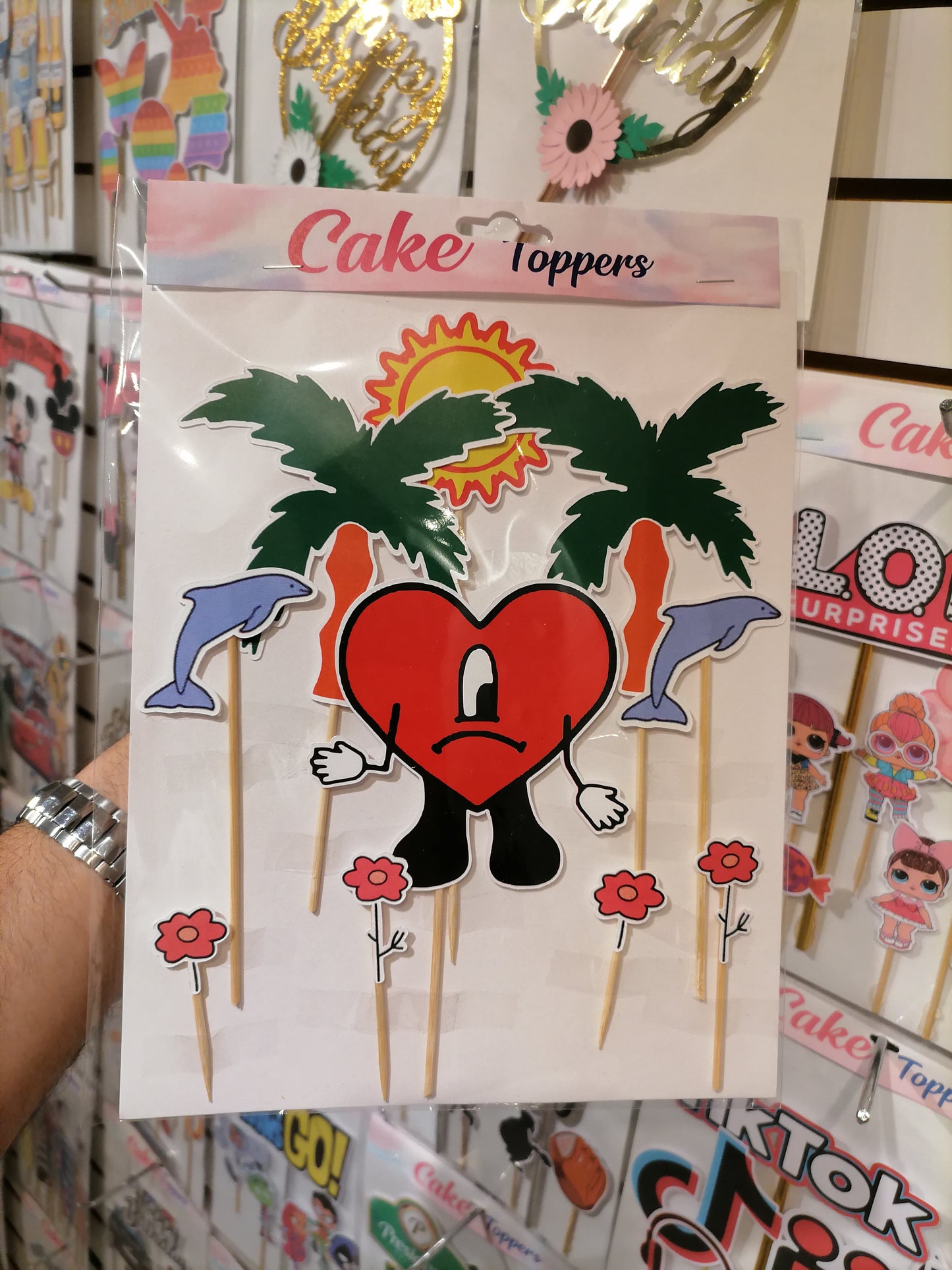 Bad Bunny cake topper