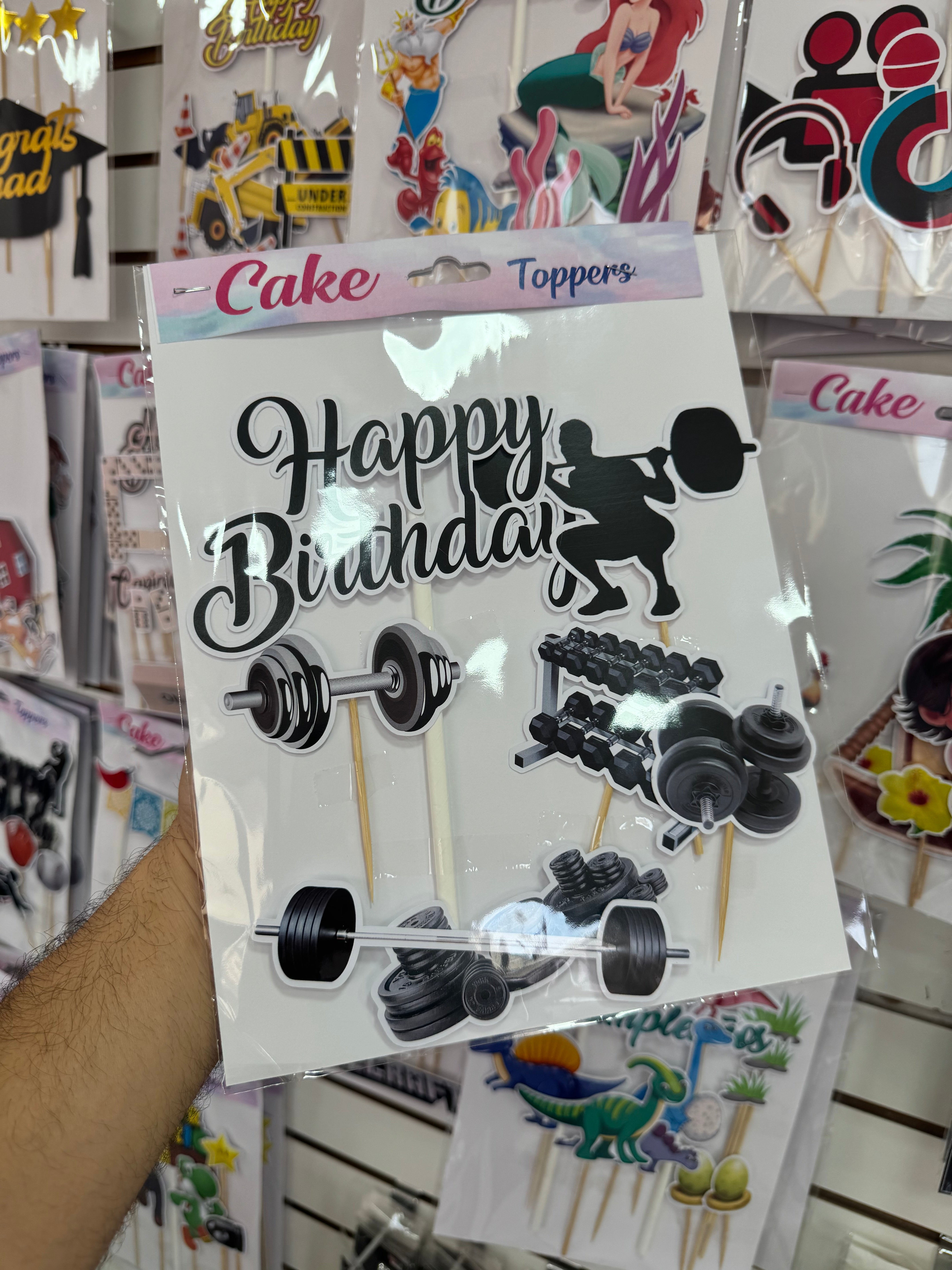 Gym Cake toppers Cake Toppers MJ