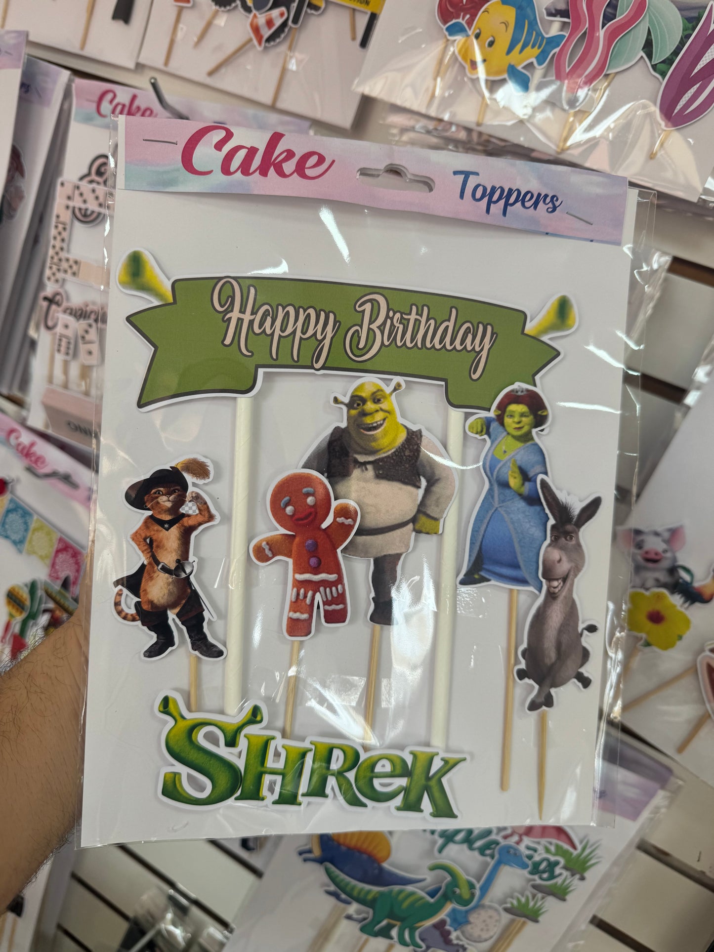 Shrek Cake toppers