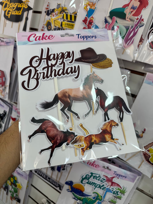 Horse’s Cake Toppers