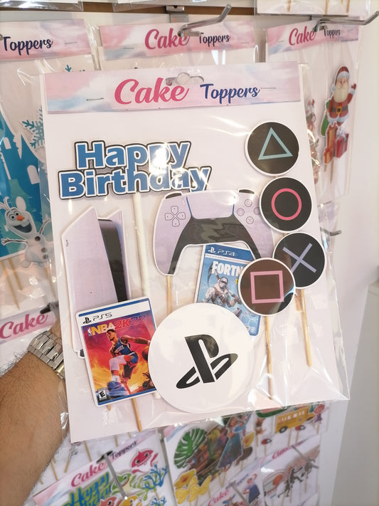 Play Station Cake Topper