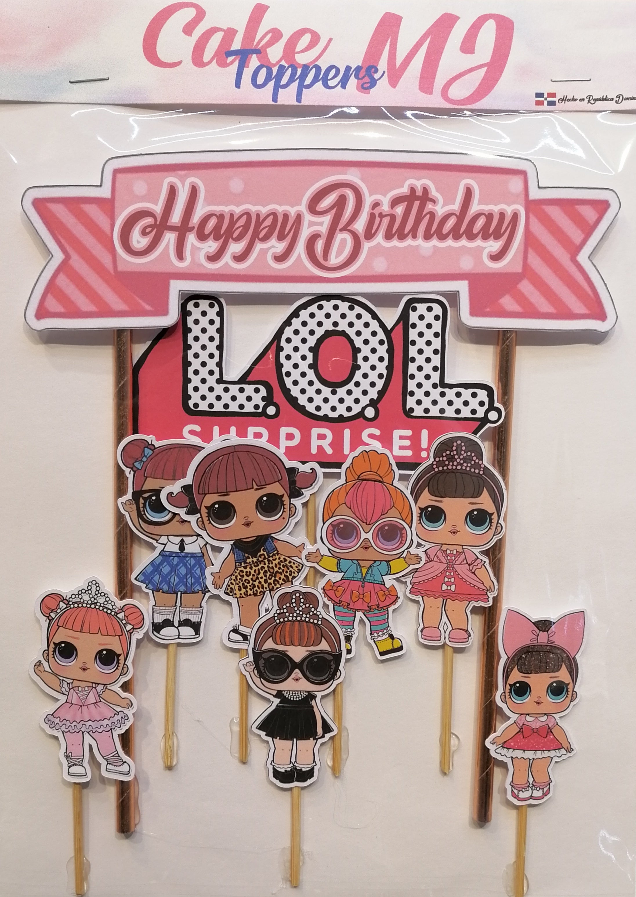 LOL Surprise Cake topper – Cake Toppers MJ