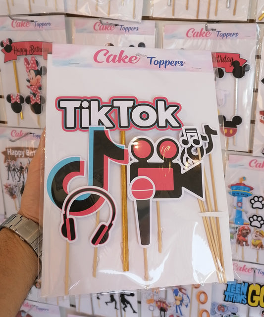 Tiktok Cake Topper