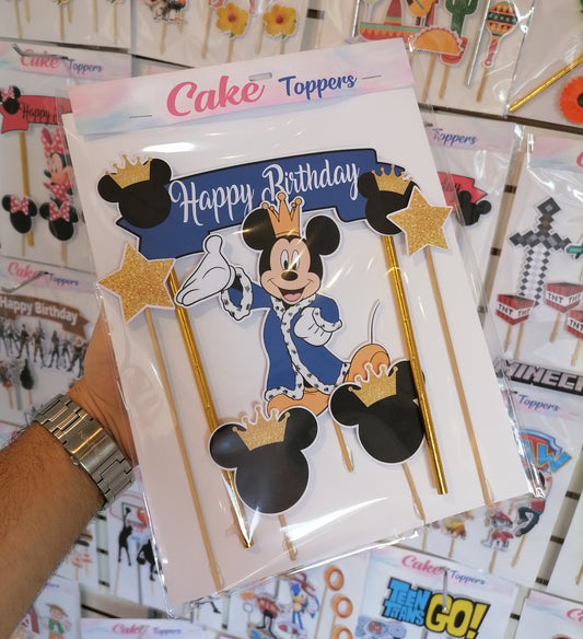 King Mickey Mouse Cake Topper