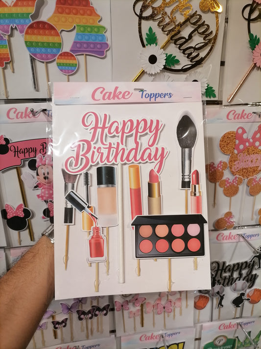 Makeup Cake Topper