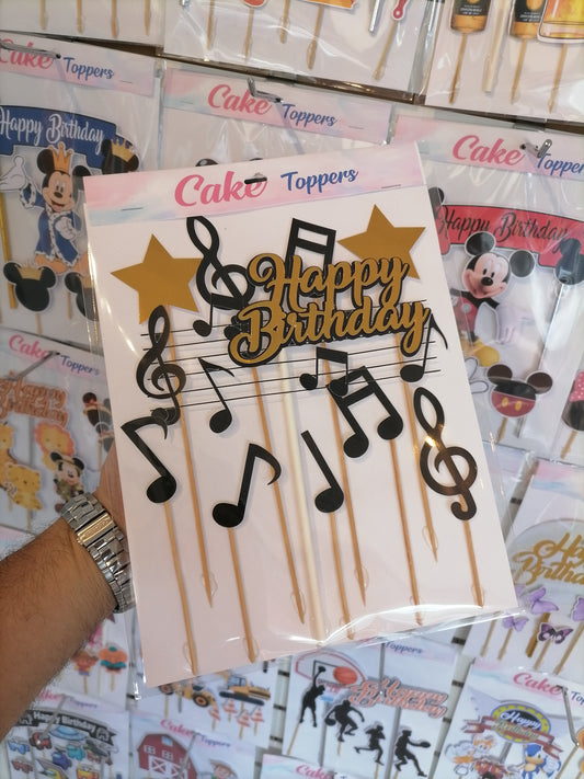 Music Cake Topper