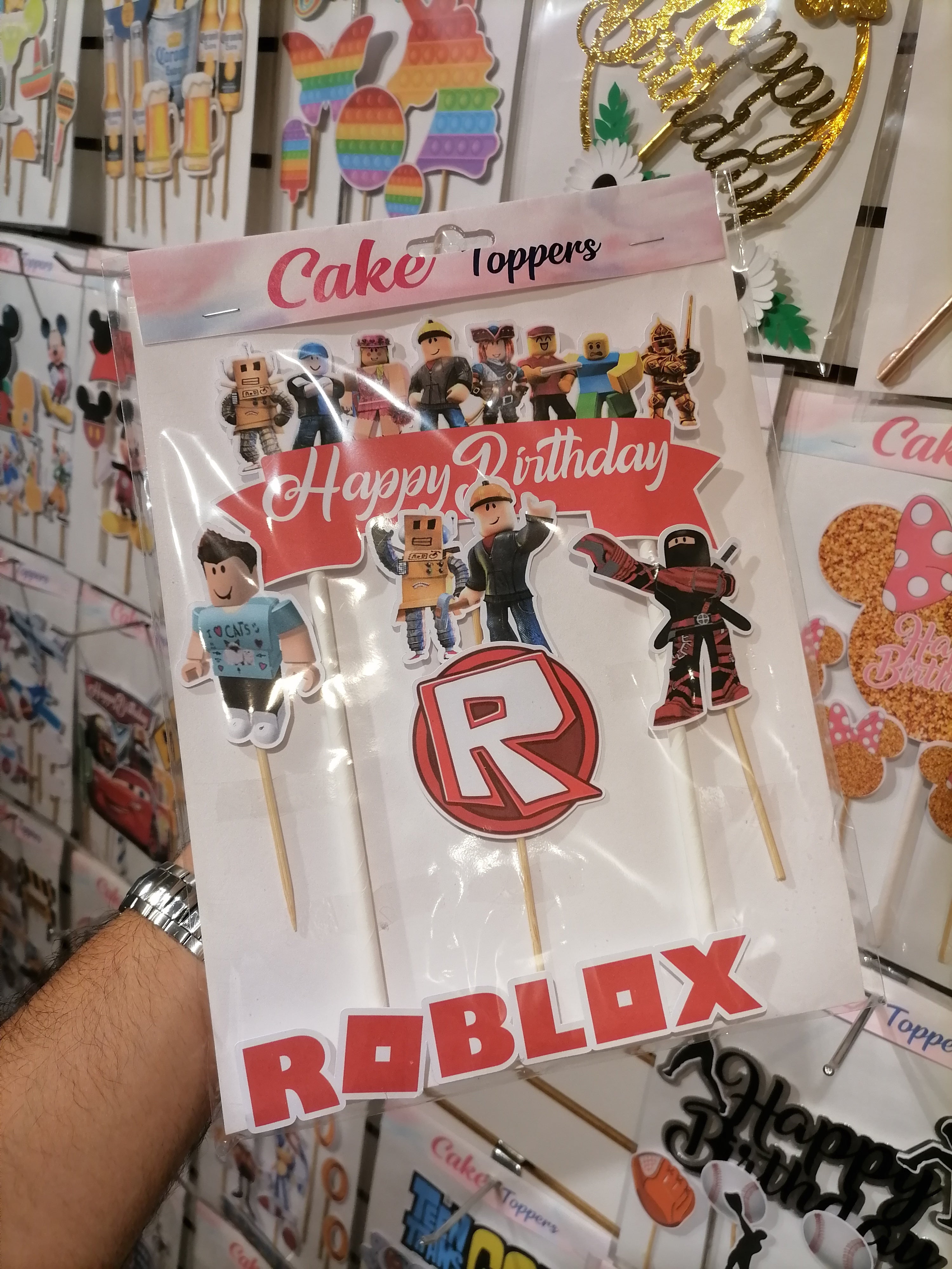 Roblox cake topper – SugArtFactory