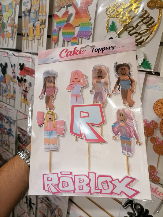 Roblox Cake Toppers